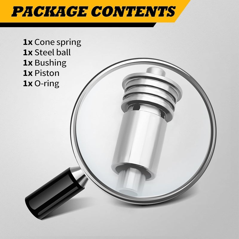 Jecoupoon STL010 Cooler Flow Bypass Valve Kit Upgrade Compatible with 6L80 6L90 Trucks 2014-up 8L80 8L90E 10L90 2016-up Cooler Flow Bypass Valve Kit - Image 4